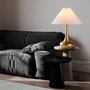Opviq Luna - 15260 Lámpara de Mesa Dorado y Blanco